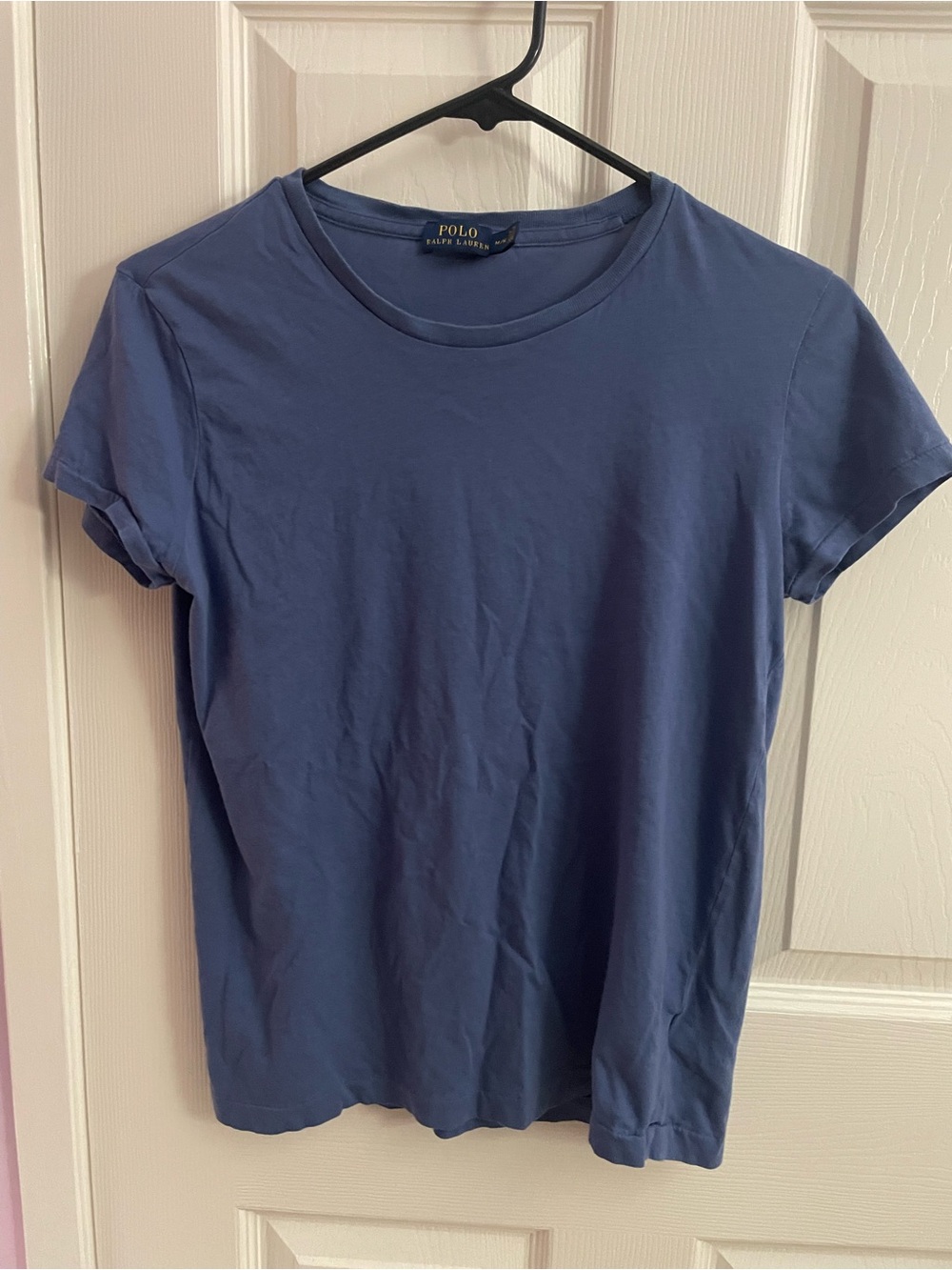 Ralph Lauren Women's Short Sleeve Crewneck Tee in Slate Blue